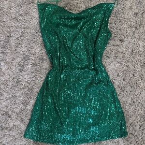 Green Sequin Dress